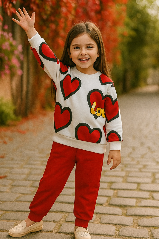 Winter Sweetheart Love Tracksuit ❤️