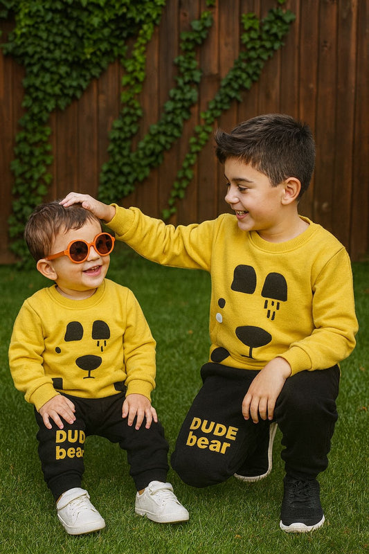 Dude Bear Winter Tracksuit Boys &Girls