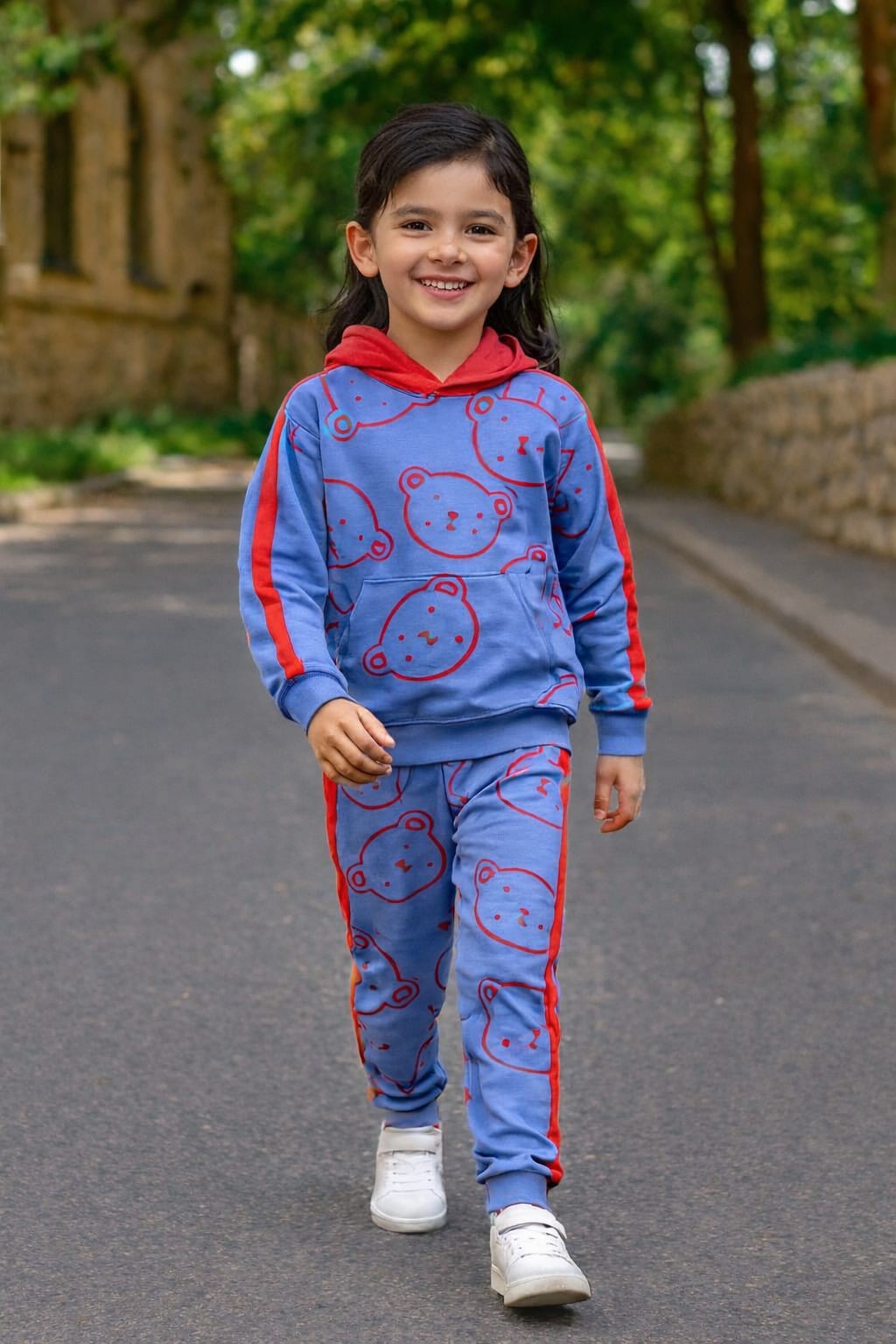 Cool Bear Hoddie  Kids Tracksuit Winter